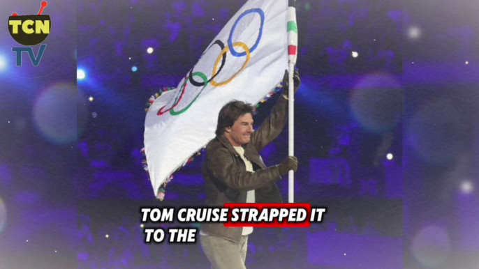 Tom Cruise skydives into Olympic during Paris 2024