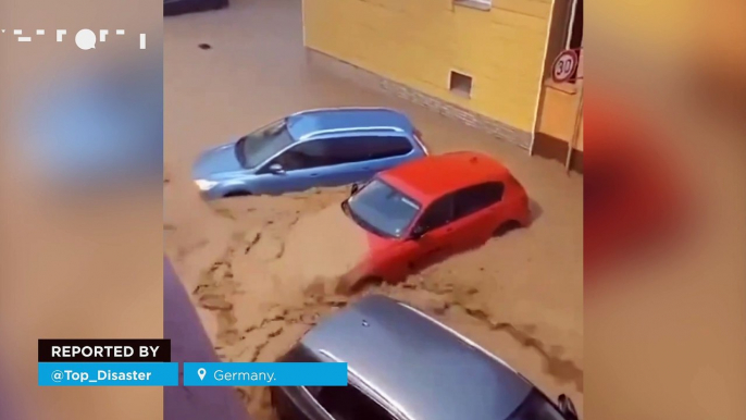 Torrential rains cause severe flooding in Baden-Württemberg, Germany