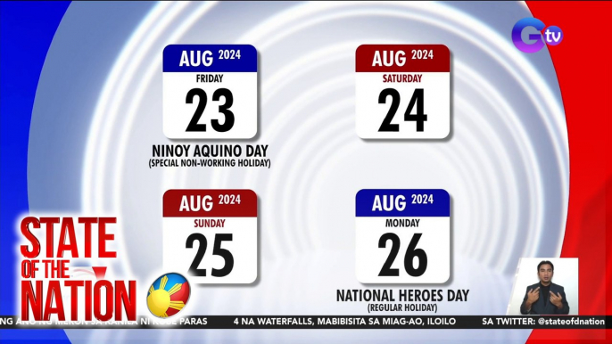 Ninoy Aquino Day, inilipat ng Malacañang sa August 23 | SONA