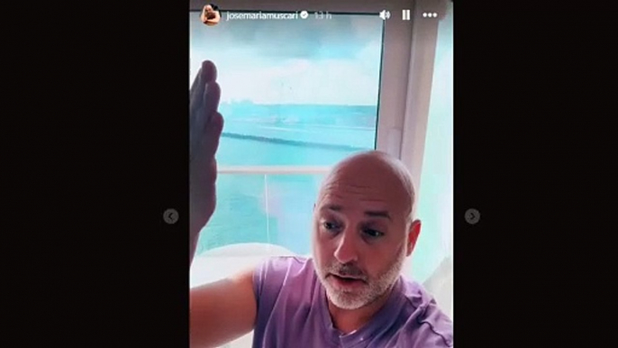 Las soñadas vacaciones de José María Muscari y su hijo Lucio en un crucero por el Caribe