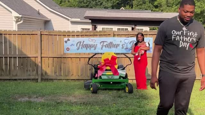 Wife Surprises Husband With Mower To Start Dream Business After Leaving Military | Happily TV