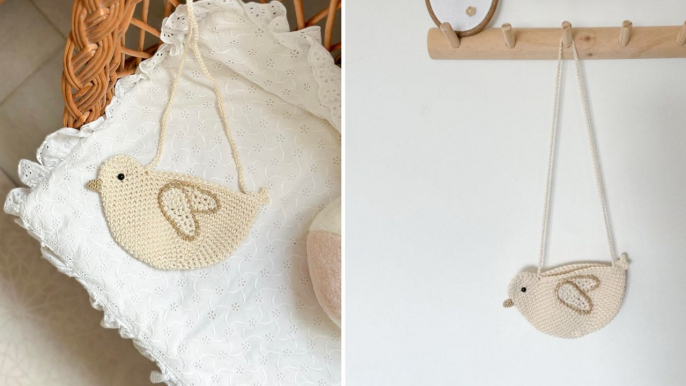 Comment crocheter un sac pour enfant en forme d’oiseau ?