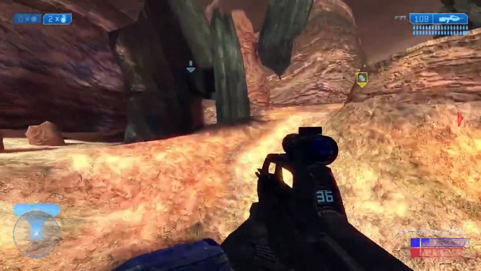 Halo 2 Classic Big Team - Big Team Slayer on Burial Mounds Multiplayer Gameplay