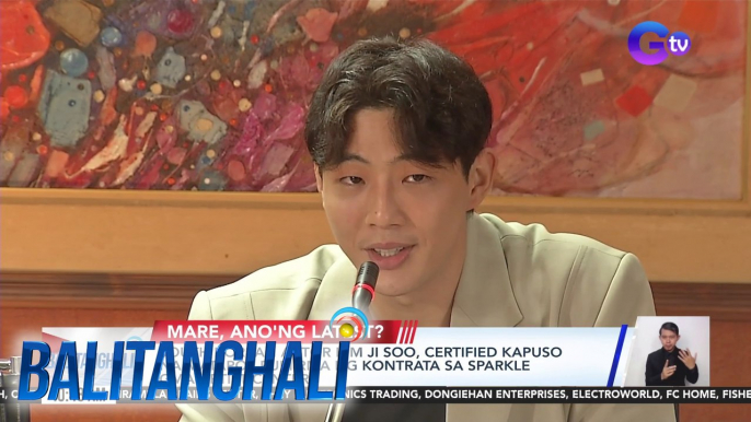 South Korean actor Kim Ji Soo, certifed Kapuso na matapos pumirma ng kontrata sa Sparkle GMA Artist Center | Balitanghali