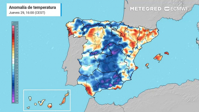 Temperaturas más frías de lo normal en varias comunidades