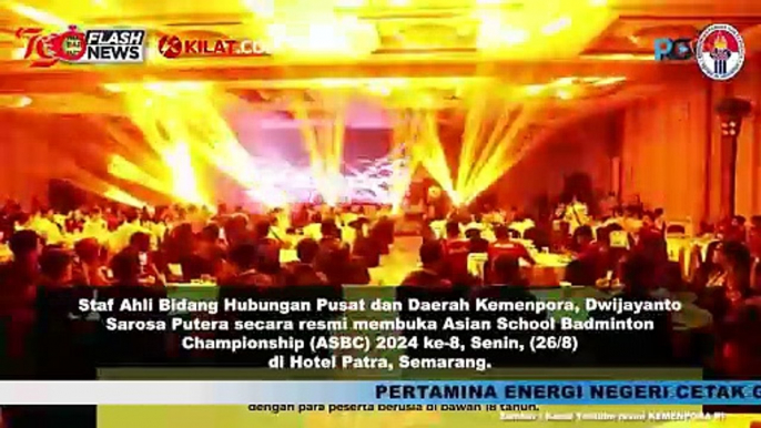 ASBC 2024 Resmi Dibuka, Kemenpora Harap jadi Ajang Tingkatkan Prestasi dan Persahabatan Antar Pelajar Asia