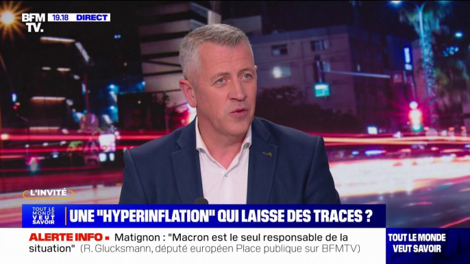 Inflation: "Il y a une déconsommation des produits plaisirs, des produits frais", assure Michel Biero, vice-président de Lidl France