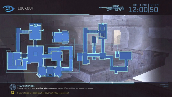 Halo 2 Classic - Team Snipers on Lockout Multiplayer Gameplay