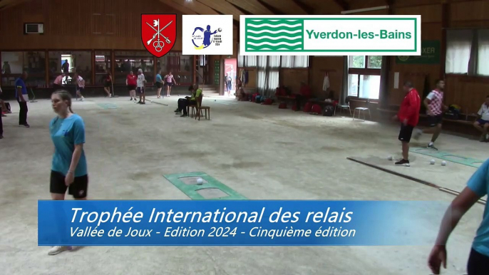 Demi-finales relais mixte, Trophée des relais de l'Estivale bouliste, Vallée de Joux 2024