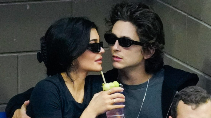 Kylie Jenner es muy feliz con Timothée Chalamet