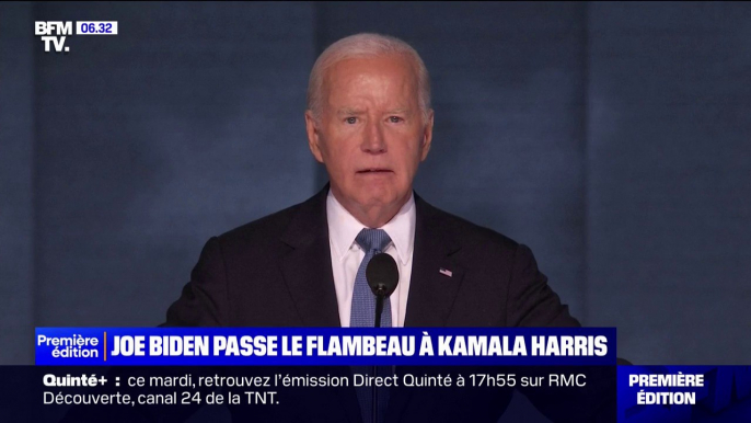 Convention démocrate: Joe Biden passe le flambeau à Kamala Harris et prononce un discours émouvant