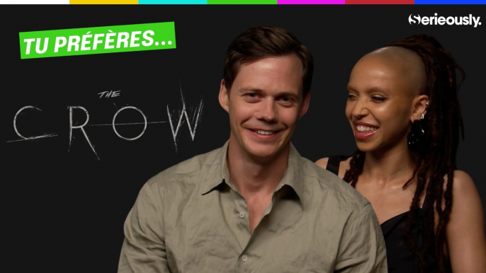 THE CROW : Bill Skarsgård et FKA Twigs jouent à "Tu préfères"