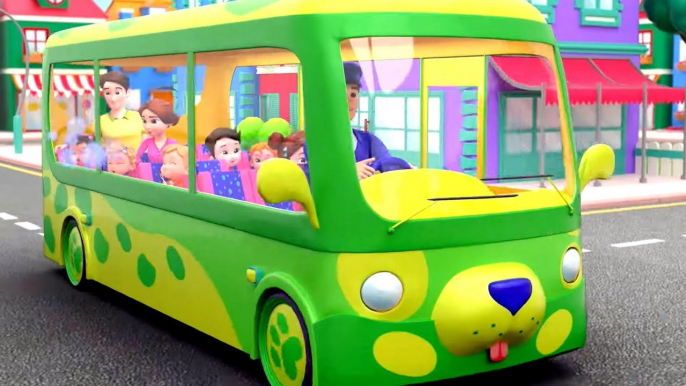 Wheels On The Bus Green, Fun Ride and More Rhymes for Babies