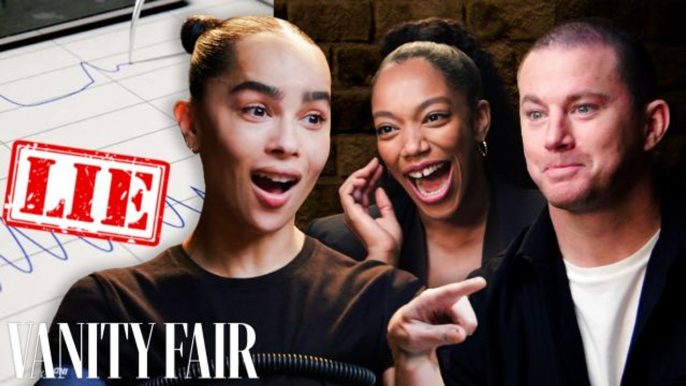 Channing Tatum, Zoë Kravitz & Naomi Ackie Take Lie Detector Tests