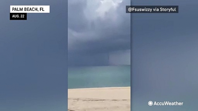 Thunderstorms and waterspouts throughout Florida