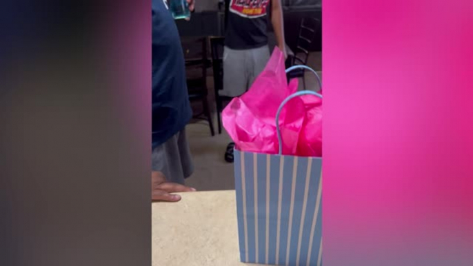 Teen Has Humble Reaction To Grandpa's Car Surprise On Birthday | Happily TV