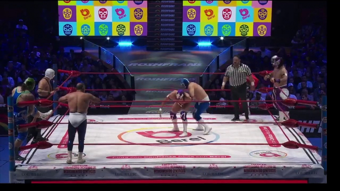 Magia Blanca, Magnus, Rugido, Volador Jr. vs Blue Panther, Blue Panther Jr., Dark Panther, Hijo de Blue Panther