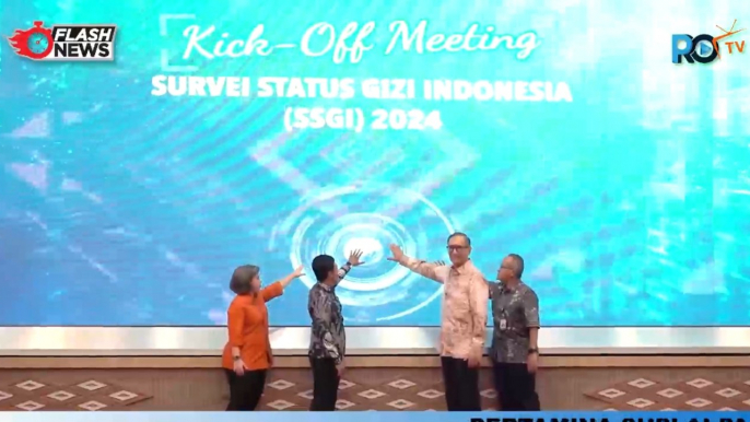 Kemenkes Kick Off Meeting SSGI 2024 Petakan Generasi Sehat Indonesia Emas 2045