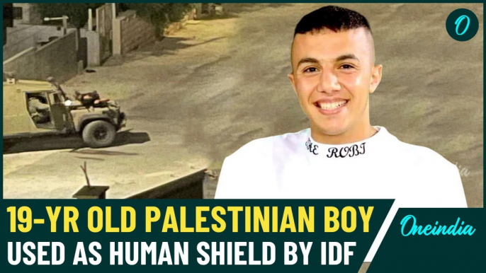 Distressing Video: Teen Palestinian Used as Human Shield by Israeli Forces | Shocking Scenes In Gaza