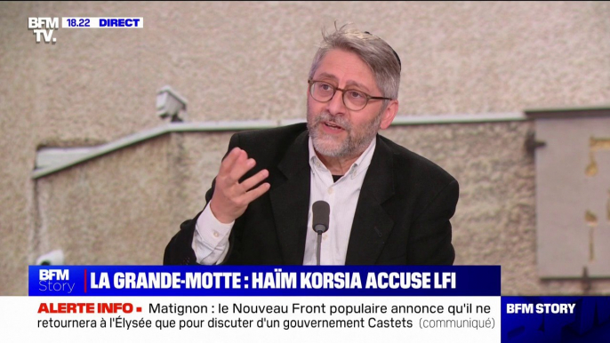 Synagogue attaquée: Haïm Korsia, grand Rabbin de France, accuse La France insoumise "de désinhibition de l'antisémitisme"