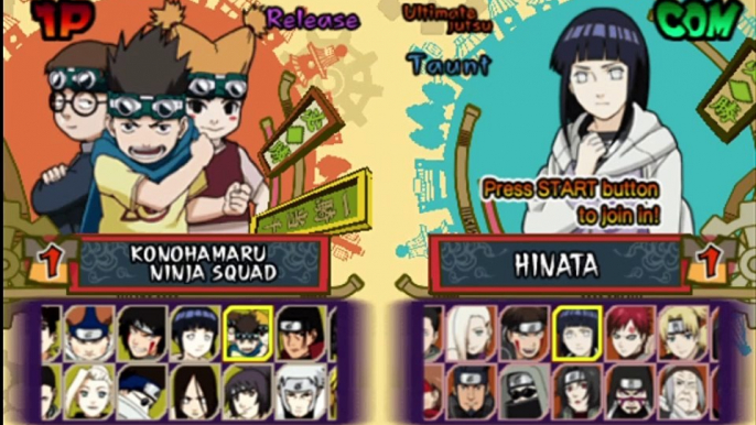 Hinata vs Hinata Naruto Shippuden - Ultimate Ninja 5