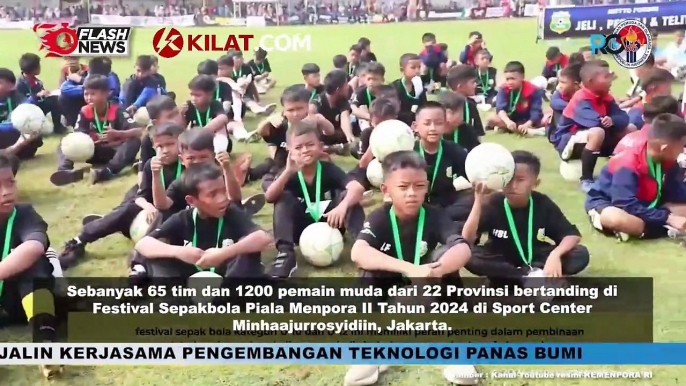 Menpora Dito Buka Festival Sepakbola Piala Menpora FORSGI Ke-2 Tahun 2024