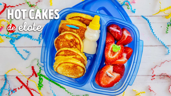 Receta de hot cakes de elote con 5 ingredientes