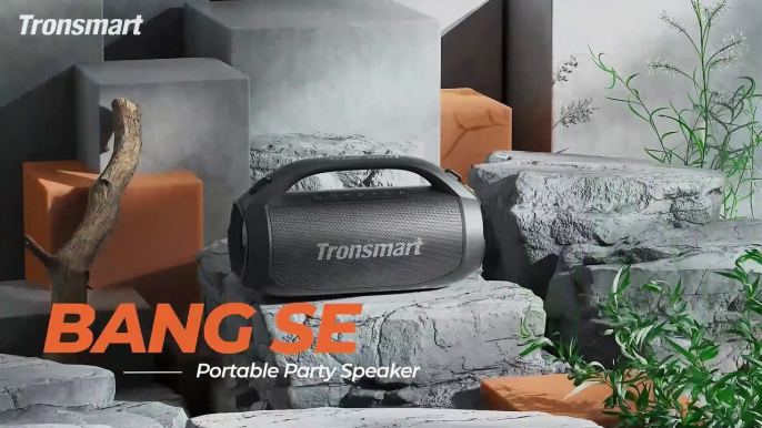 Tronsmart Bang SE Portable Bluetooth Speaker, 40W Wireless Stereo Sound, IPX6 Waterproof Loud Bluetooth Speaker with Subwoofer, Bluetooth 5.3, 24H Playtime, 3 led Light Modes for Outdoor