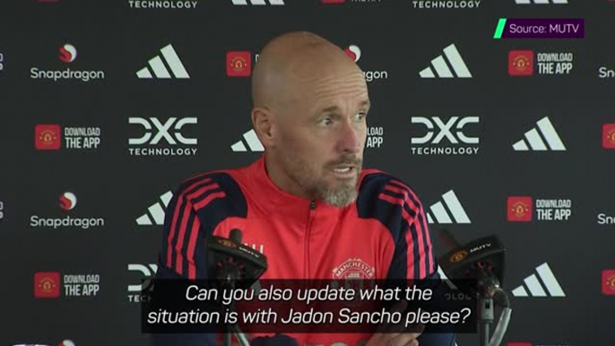 Ten Hag expects Sancho to remain at Manchester United