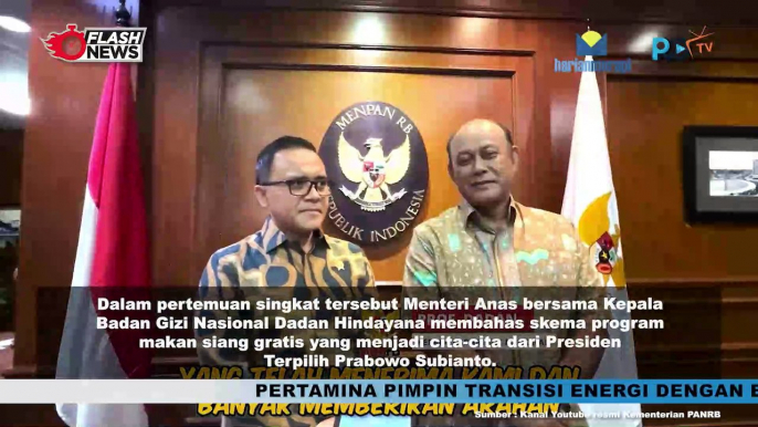 Menteri PANRB Dukung Penguatan Tata Kelola dan Digitalisasi program Prioritas Badan Gizi Nasional