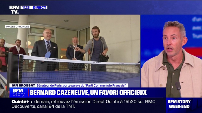 Ian Brossat (PCF), au sujet de Bernard Cazeneuve: "Ma conviction, c'est qu'il va mener une politique de droite"