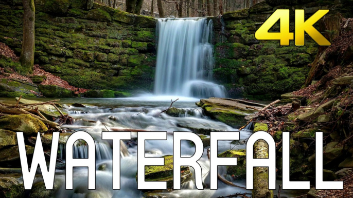 TOP 20 WORLD BEAUTIFUL WATERFALL 4K HDR 60FPS DRONE VIDEO WITH RELAXING SOUND .