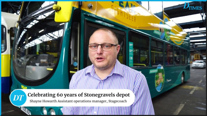 60 year celebrations of the Stonegravels bus depot