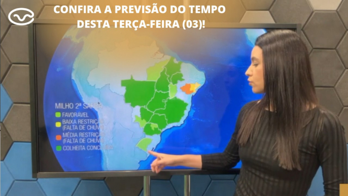 Previsão do tempo desta terça-feira (03)!