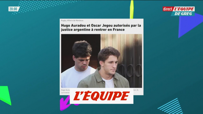 Auradou et Jegou autorisés par la justice argentine à rentrer en France - Rugby - Affaire de Mendoza