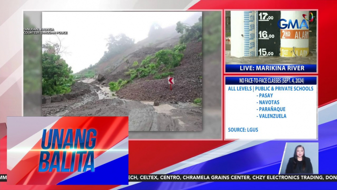 Banneng-Darulog-Bawac Road, hindi madaanan dahil sa landslide | Unang Balita