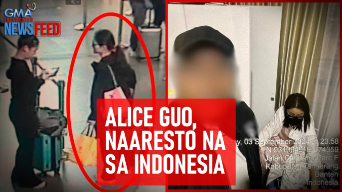 Alice Guo, naaresto na sa Indonesia | GMA Integrated Newsfeed