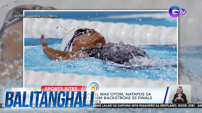 PHL para swimmer Angel Mae Otom, natapos sa 6th place sa women's 50m backstroke S5 finals ng 2024 Paris Paralympics | Balitanghali