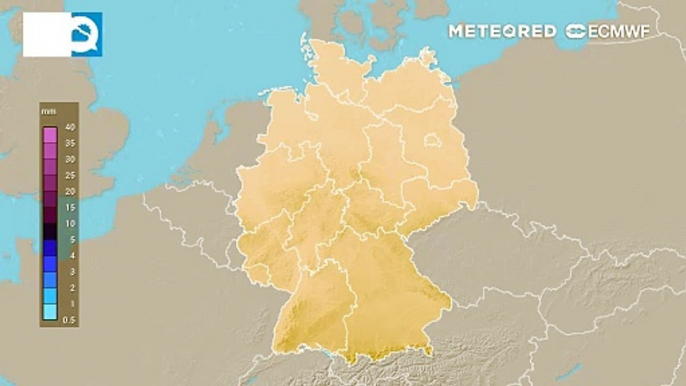 Viel Regen im Westen: Immer wieder ziegen Gewitter mit Starkregen über die Westhälfte Deutschlands, während es im Osten meist trocken und heiß bleibt.