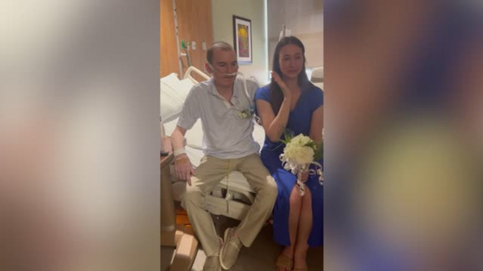 Couple Who Married In Hospital Before Groom's Lung Transplant Have Dream Wedding After Recovery | Happily TV