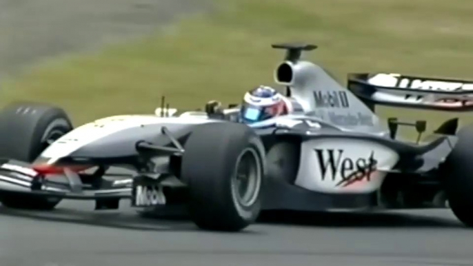 F1 – Kimi Räikkönen (McLaren Mercedes V10) lap in pre-qualifying – European GP 2003