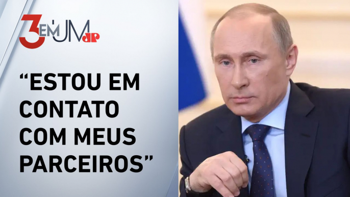 Putin diz que Brasil pode mediar acordo de fim da guerra contra Ucrânia