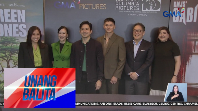 GMA Pictures at Columbia Pictures, lumagda sa distributorship contract para sa "Green Bones" at "KMJS Gabi ng Lagim: The Movie" | Unang Balita