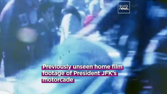 Never-before-seen footage showing chaotic moments after JFK's assassination up for sale