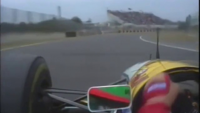 F1 – Eddie Irvine (Jordan Peugeot V10) Onboard – Japan 1995