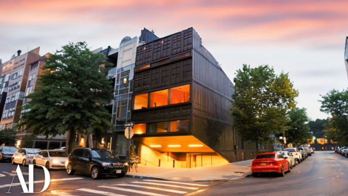 Inside an NYC Townhouse Made From 18 Shipping Containers