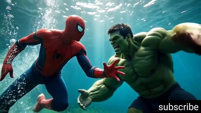 avengers shorts | spiderman vs hulk | #shortsfeed #spiderman #ai #avengers #shorts #short