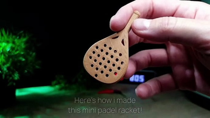 MINI Racket - Keychain 3D Print - STL Padel - Padel Accessories - Padel 3D