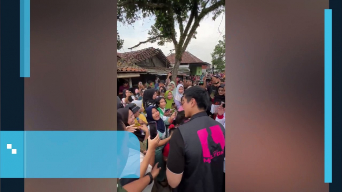 Kaesang Pangarep Hebohkan Warga dengan Rompi "Putra Mulyono" di Tangerang