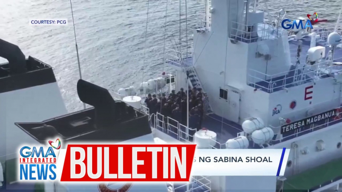 BRP Teresa Magbanua, umalis ng Sabina Shoal ayon sa ulat ng USNI News | GMA Integrated News Bulletin